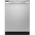 GE Top Control with Stainless Steel Interior Dishwasher with Sanitize Cycle & Dry Boost with Fan Assist