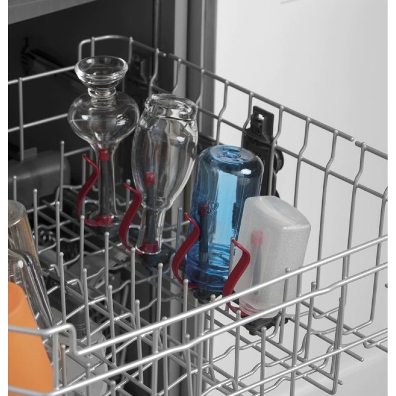 GE Top Control with Plastic Interior Dishwasher with Sanitize Cycle & Dry Boost