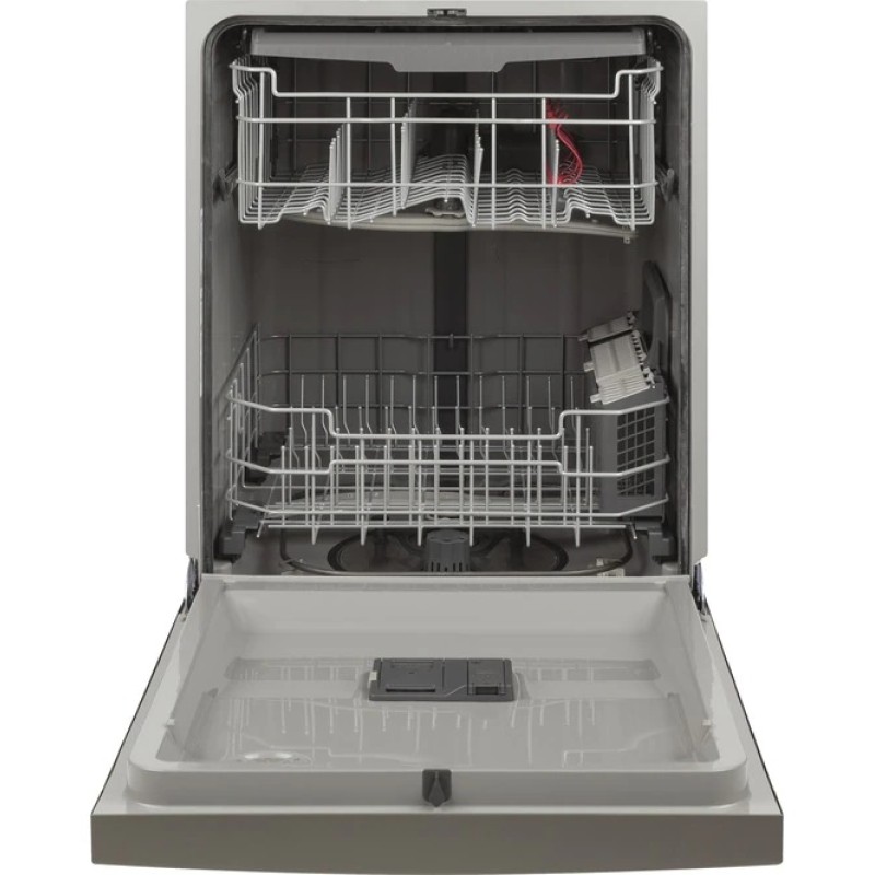 GE Front Control with Plastic Interior Dishwasher with Sanitize Cycle & Dry Boost