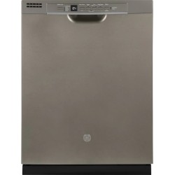 GE Front Control with Plastic Interior Dishwasher with Sanitize Cycle & Dry Boost