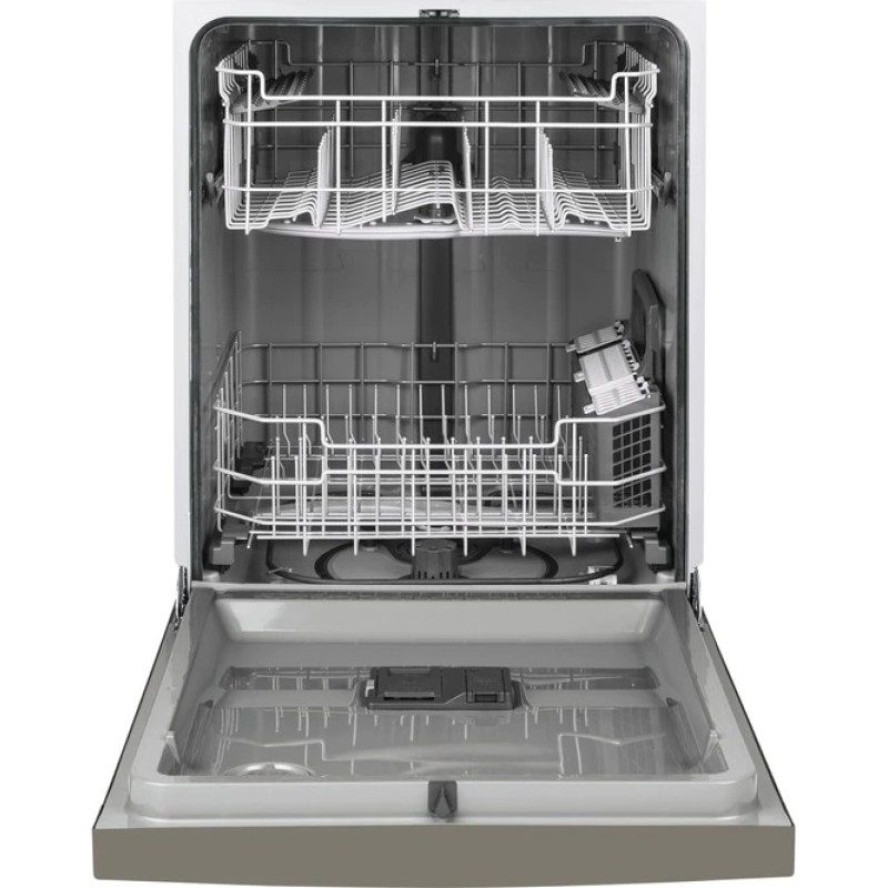 GE Front Control with Plastic Interior Dishwasher with Sanitize Cycle & Dry Boost