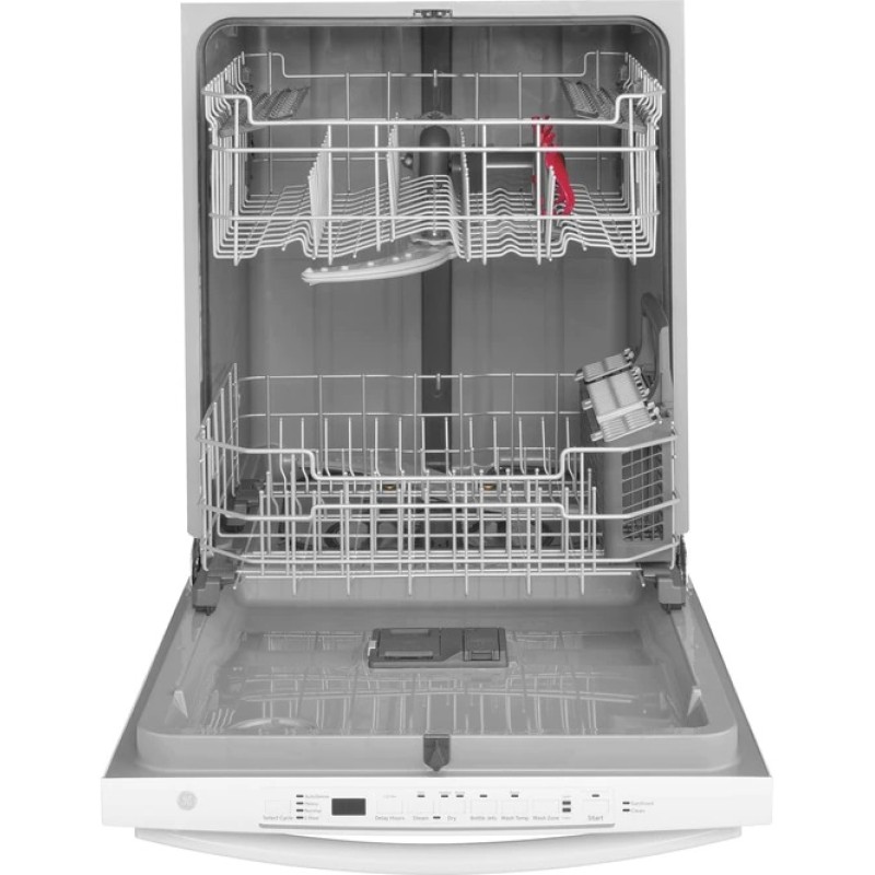 GE Top Control with Plastic Interior Dishwasher with Sanitize Cycle & Dry Boost