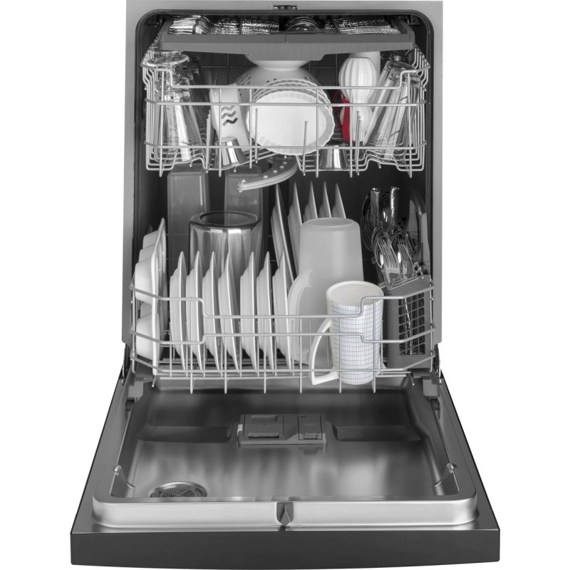 GE Front Control with Stainless Interior Door Dishwasher with Sanitize Cycle & Dry Boost