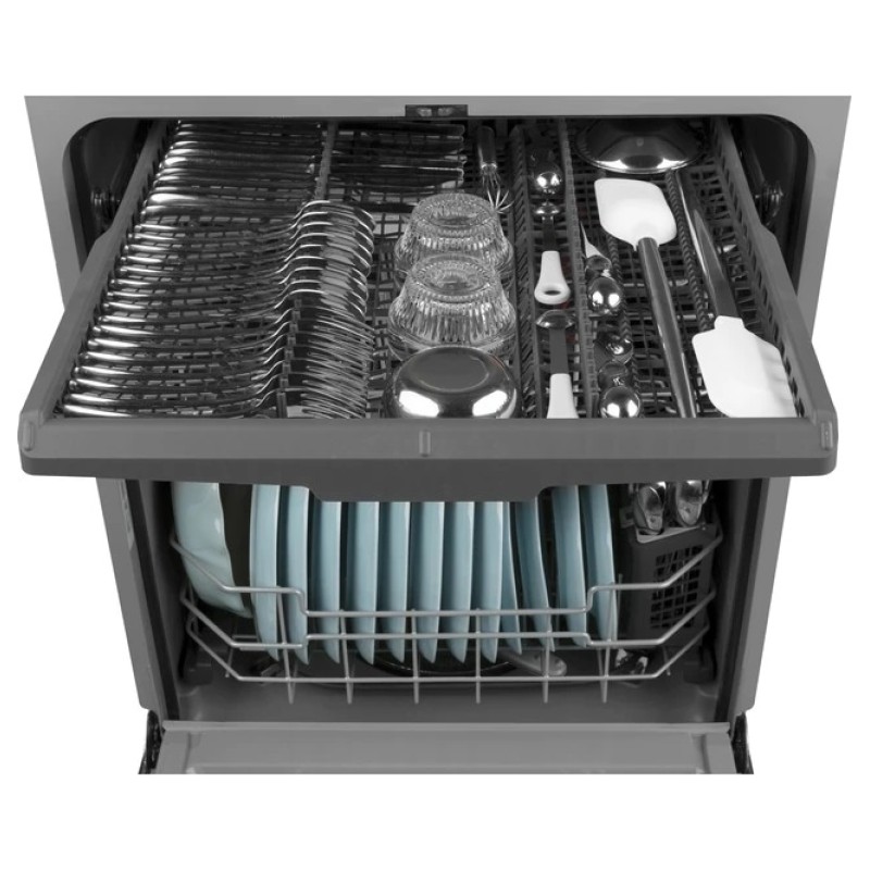 GE Front Control with Stainless Interior Door Dishwasher with Sanitize Cycle & Dry Boost