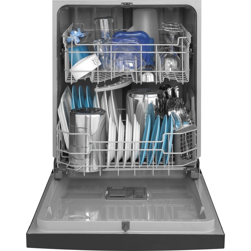 GE Front Control with Plastic Interior Dishwasher with Sanitize Cycle & Dry Boost