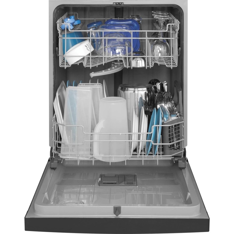 GE Front Control with Plastic Interior Dishwasher with Sanitize Cycle & Dry Boost