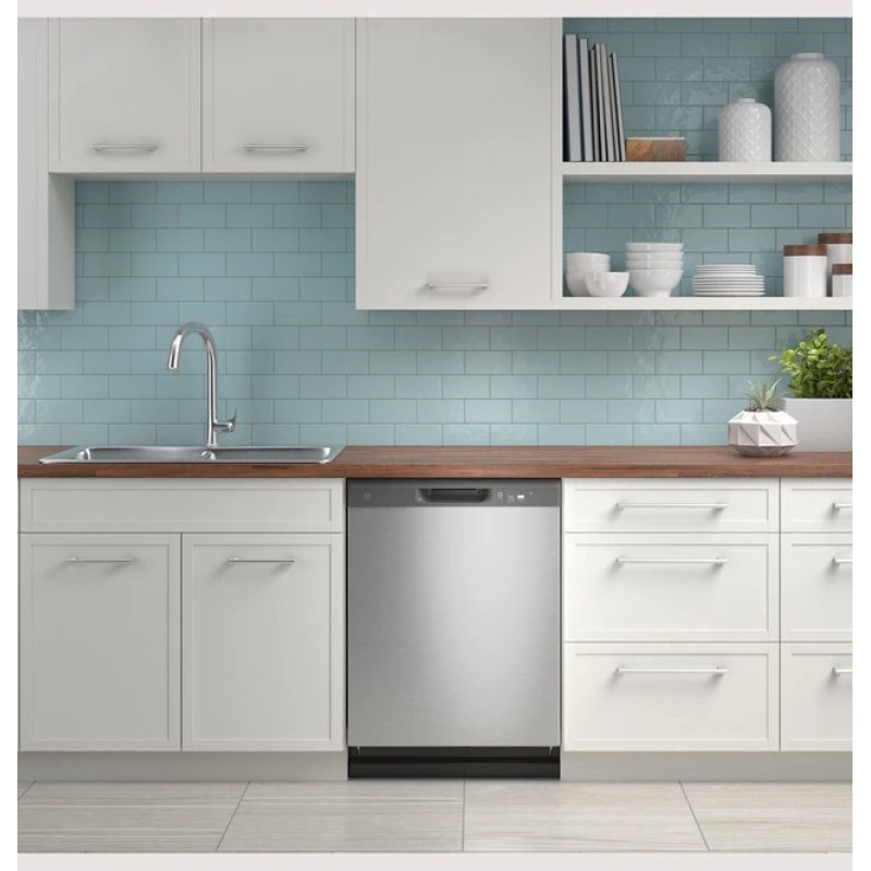 GE Dishwasher with Front Controls