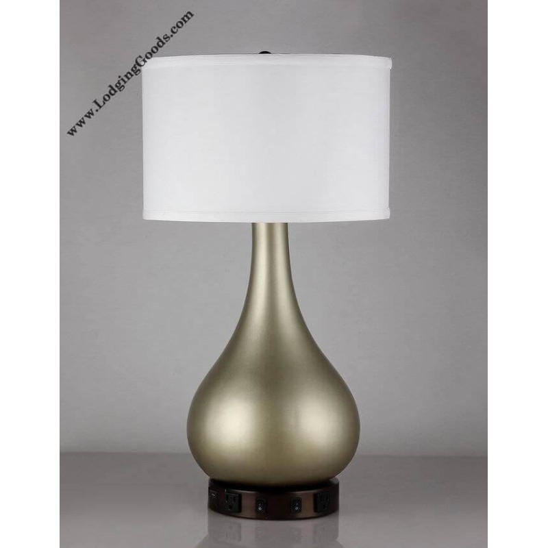 Double Table Lamp with USB Port