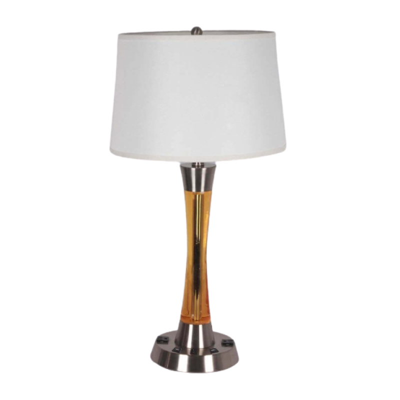 Desk Lamp with 2 Elec/ 2 USBs