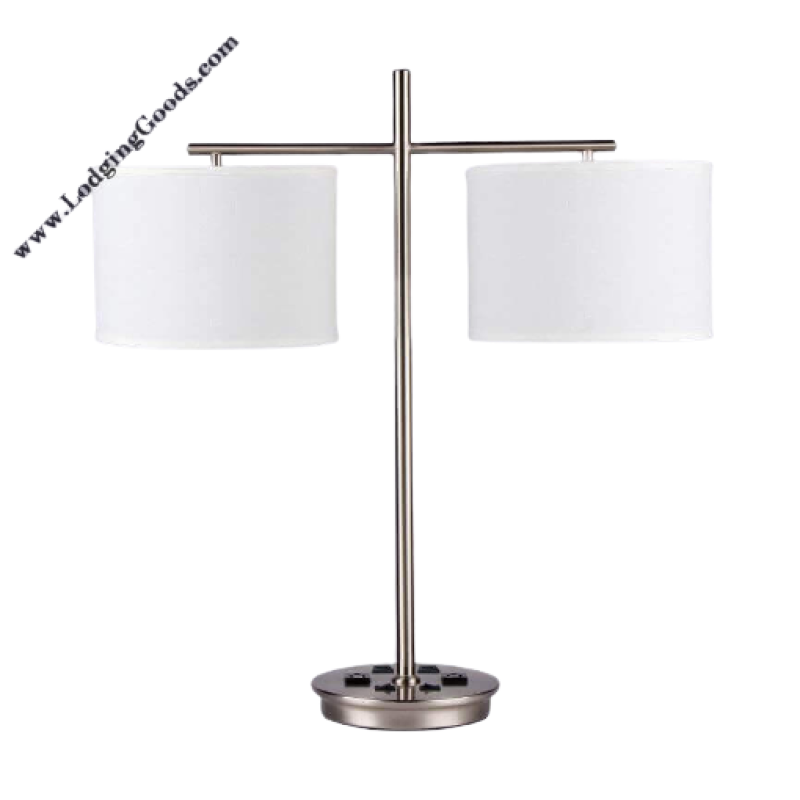 Desk Lamp with 2 Elec/ 2 USBs