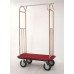 Bellman Brass Plated Cart – Heavy Duty with Pneumatic Wheels