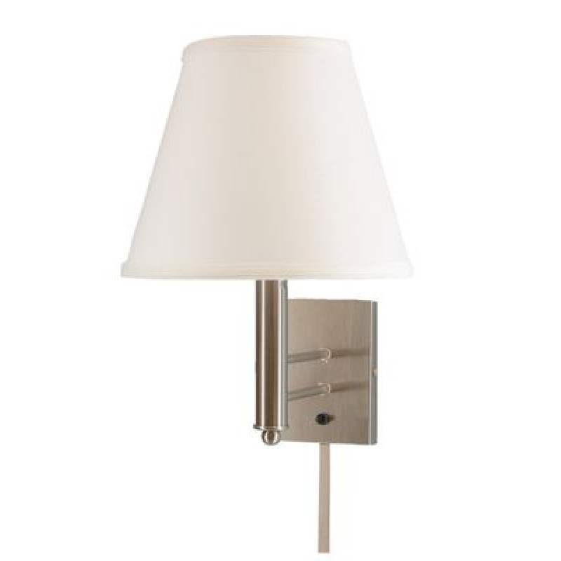 Single Wall Lamp - Brushed Nicekl