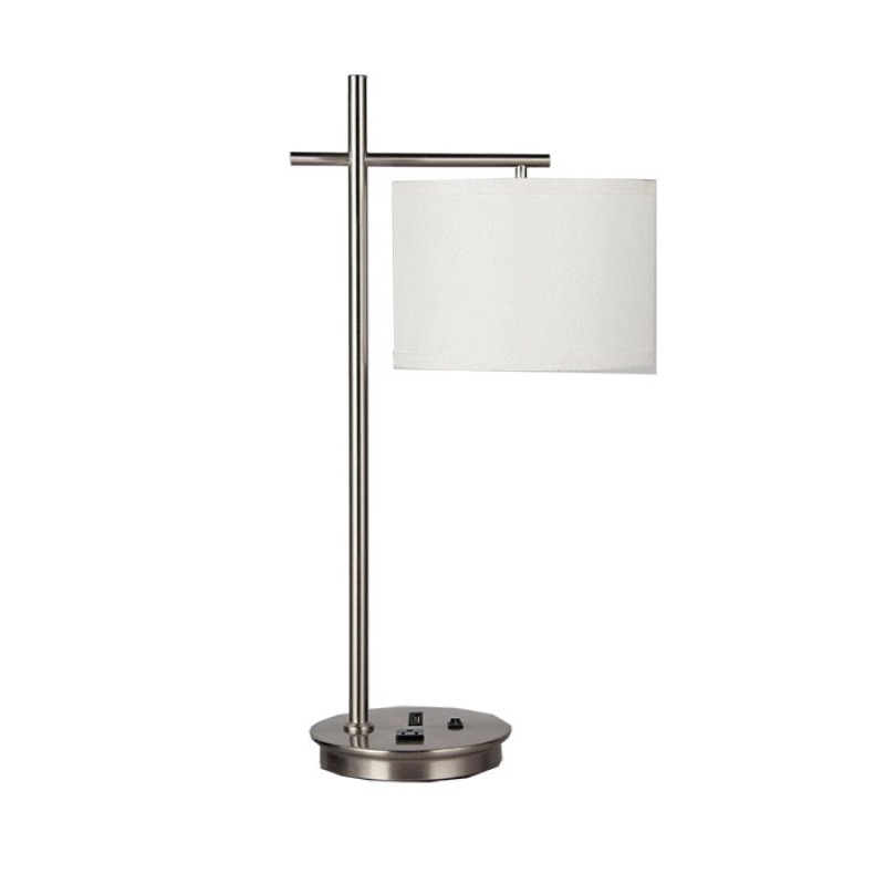 Single Table Lamp with USB Port