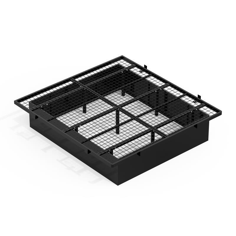 Hotel Platform Metal Bed Frame – Heavy-Duty Steel Construction