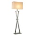 Floor Lamp with Brushed Nickel Finish – Modern Standing Lamp (60" H) | LOG10150