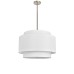 Brushed Nickel Pendant Lamp – Hardwired 3-E26 Sockets | WL-P419-LG