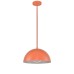 Orange Pendant Lamp – Hardwired 10W LED / 18W CFL, E26 Socket | WL-PT422-LG
