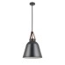 Matte Black Minimalistic Pendant Lamp – 18W E26 LED, Hardwired | WL-P426-LG
