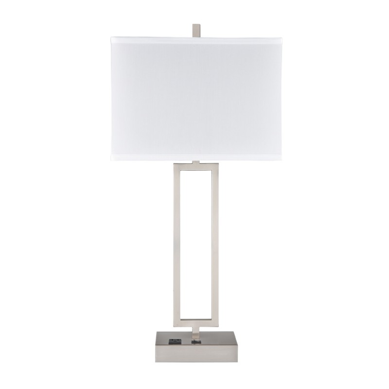 Table Lamps Brushed Nickel Without USB 100W Max Table Lamps Brushed Nickel Without USB 100W Max