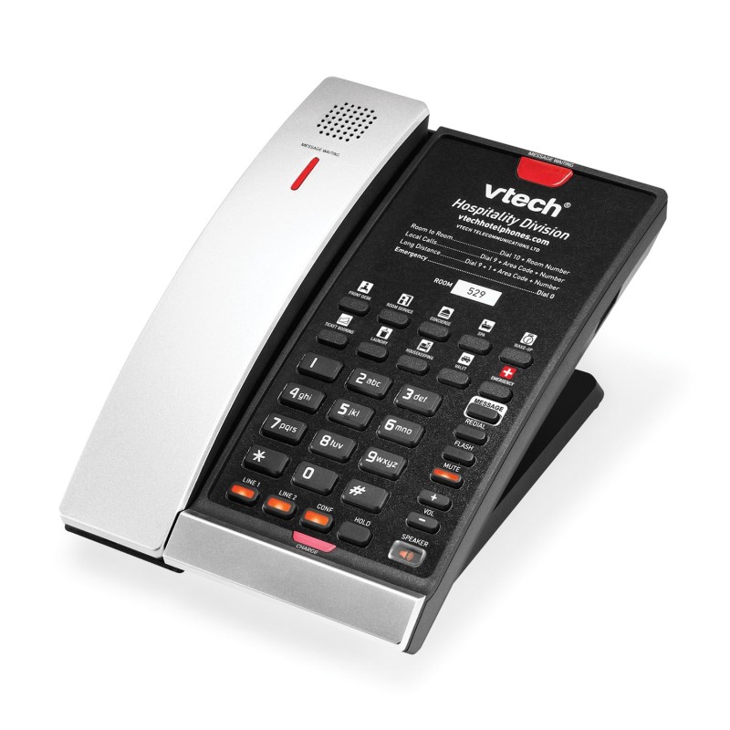 2-Line Contemporary Analog Cordless Phone with Battery Backup VTech 2-Line Contemporary Analog Cordless Phone with Battery Backup VTech