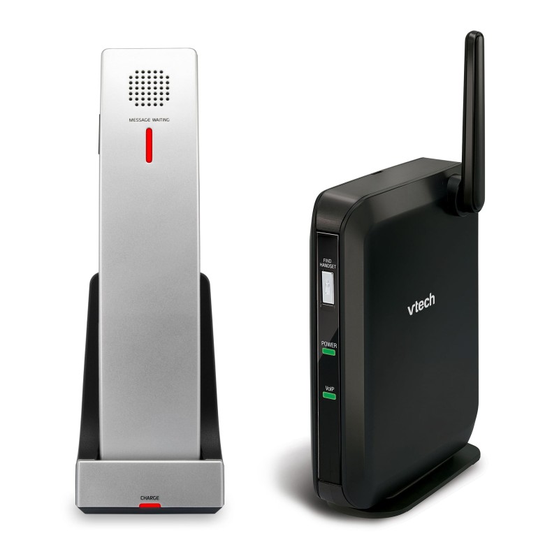 SIP 1-Line Hidden Base with 1 Cordless Handset and Charger VTech