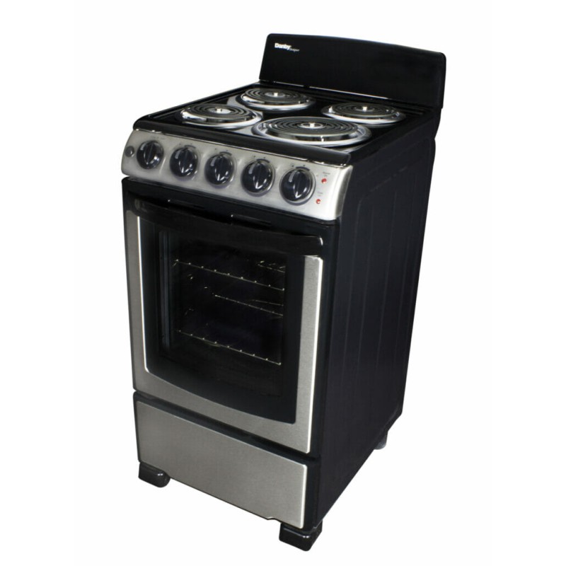 Danby 20 Wide Electric Range in Stainless Steel DER202BSS