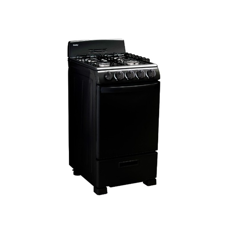 Danby 20 Wide Gas Range in Black DR202BGLP