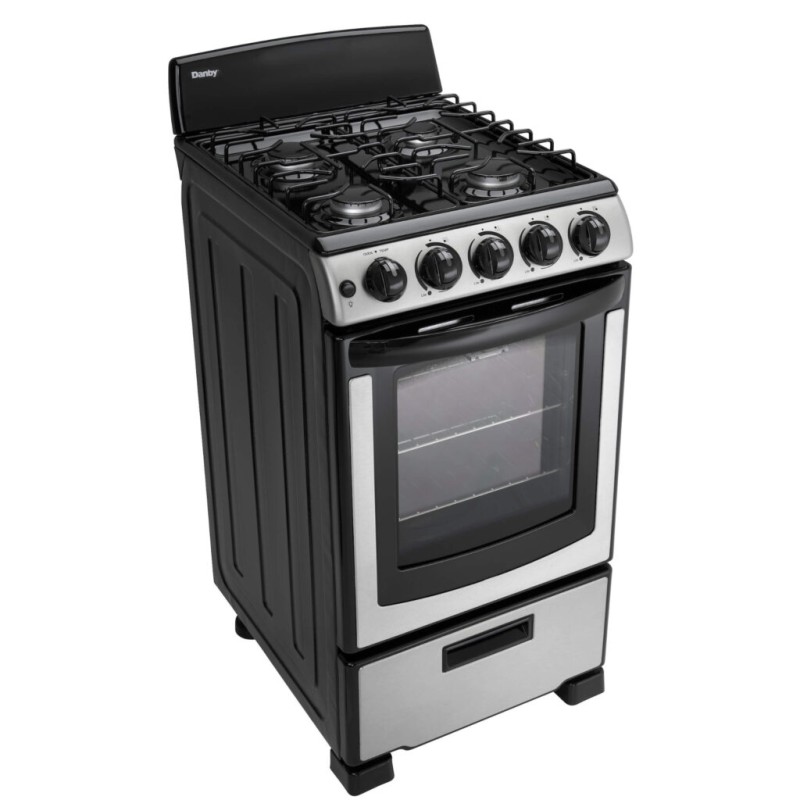 Danby 20 Wide Gas Range in Stainless Steel DR202BSSGLP