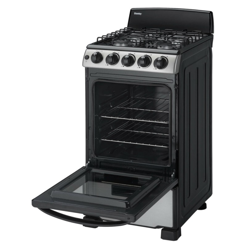 Danby 20 Wide Gas Range in Stainless Steel DR202BSSGLP