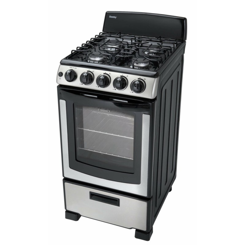 Danby 20 Wide Gas Range in Stainless Steel DR202BSSGLP