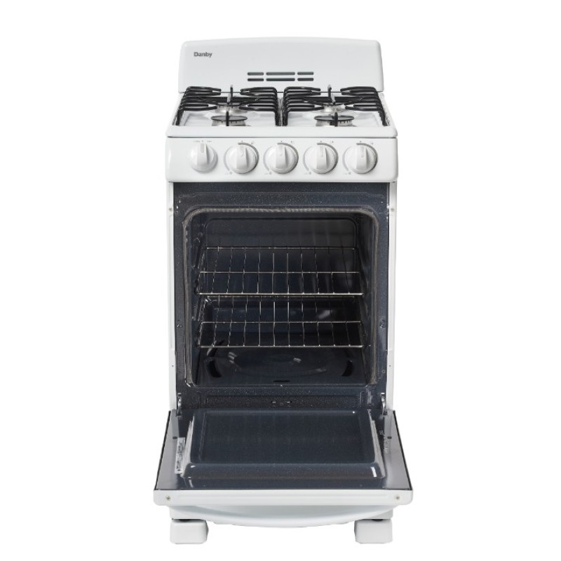 Danby 20 Wide Gas Range in White DR202WGLP
