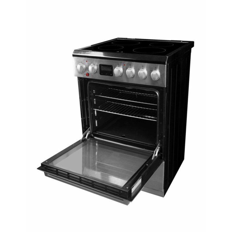 Danby 24-in TruAirFry Smooth top Slide-in Electric Range in Stainless Steel DRCA240BSS