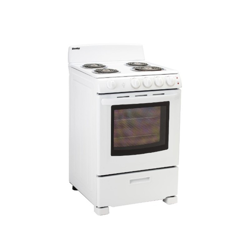Danby 24 Wide Electric Range in White DER244WC