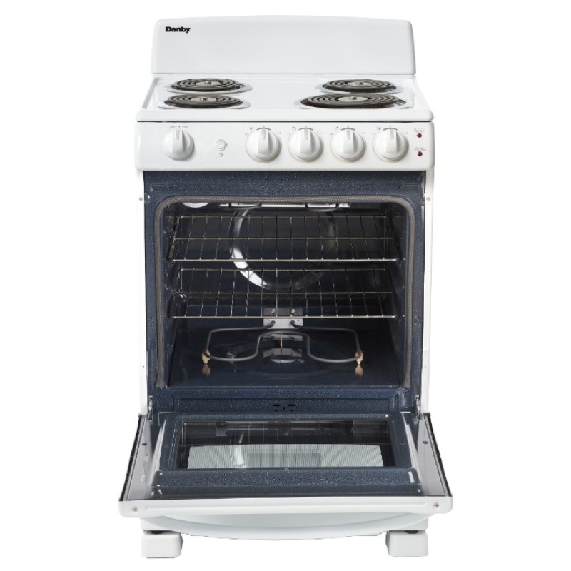 Danby 24 Wide Electric Range in White DER244WC
