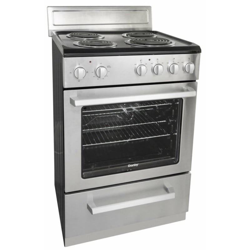 Danby 24 Wide Electric Range in Stainless Steel DERM240BSSC