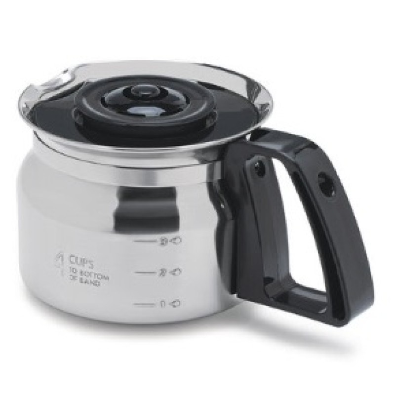 Mr. Coffee Universal Glass 4-Cup Carafe, Stainless Steel