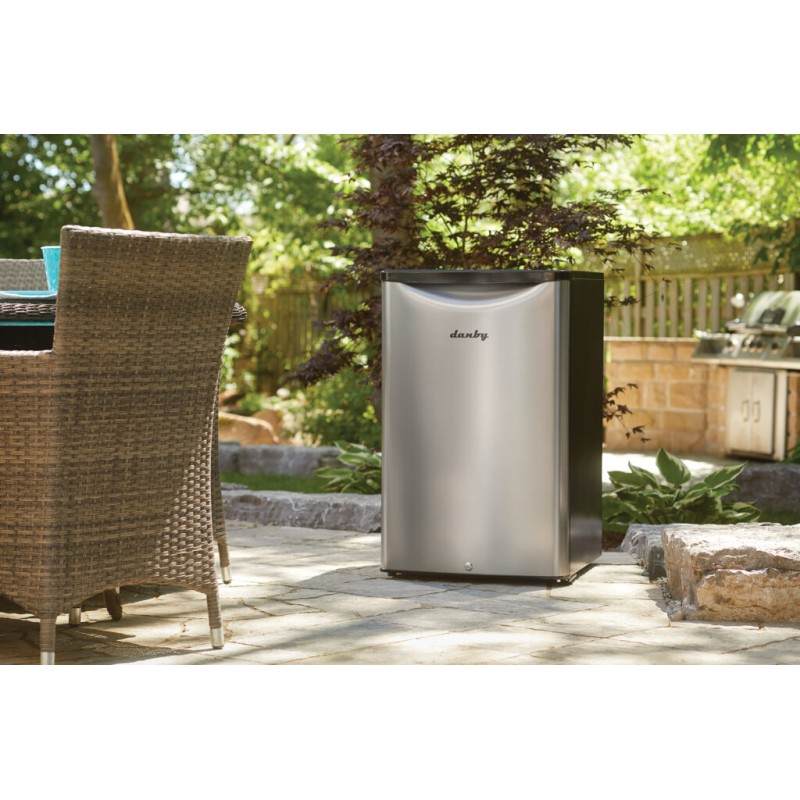 Danby 4.4 cu. ft. Outdoor Fridge in Stainless Steel