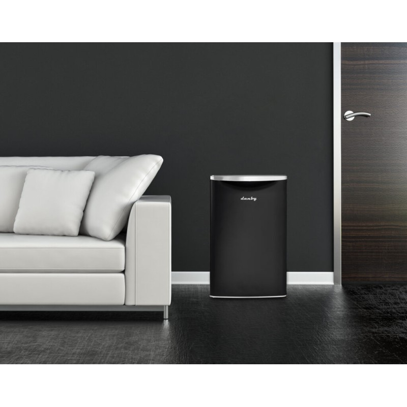 Danby 4.4 cu. ft. Contemporary Classic Compact Fridge in Midnight Black Danby 4.4 cu. ft. Contemporary Classic Compact Fridge in Midnight Black