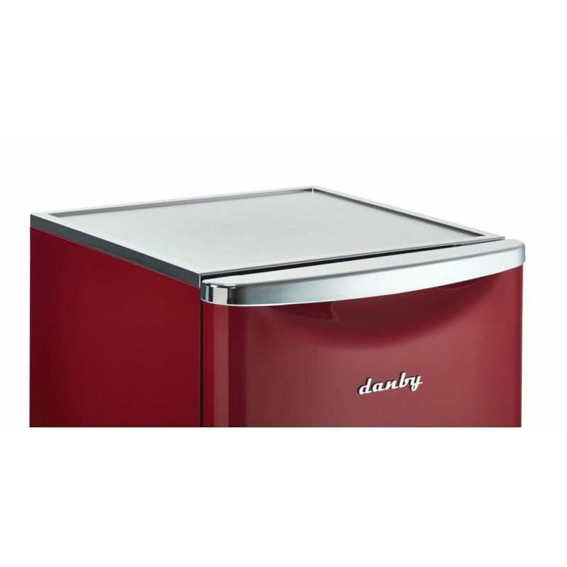 Danby 4.4 cu. ft. Contemporary Classic Compact Fridge in Metallic Red