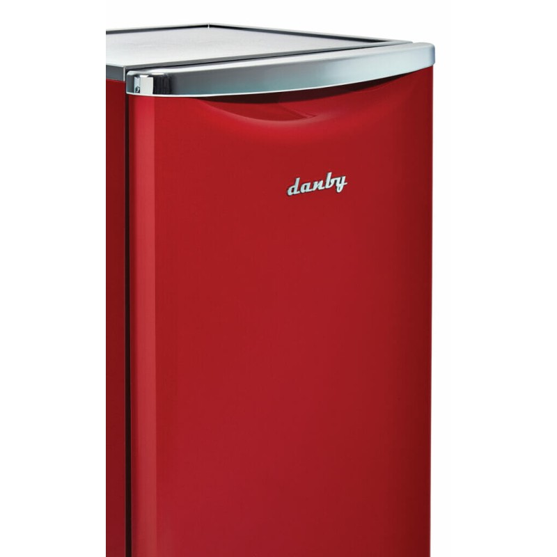 Danby 4.4 cu. ft. Contemporary Classic Compact Fridge in Metallic Red