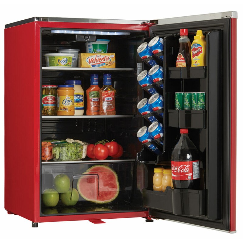 Danby 4.4 cu. ft. Contemporary Classic Compact Fridge in Metallic Red