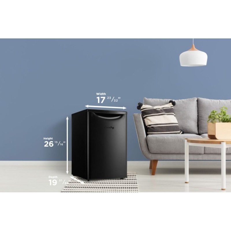 Danby 2.6 cu. ft. Compact Fridge in Black