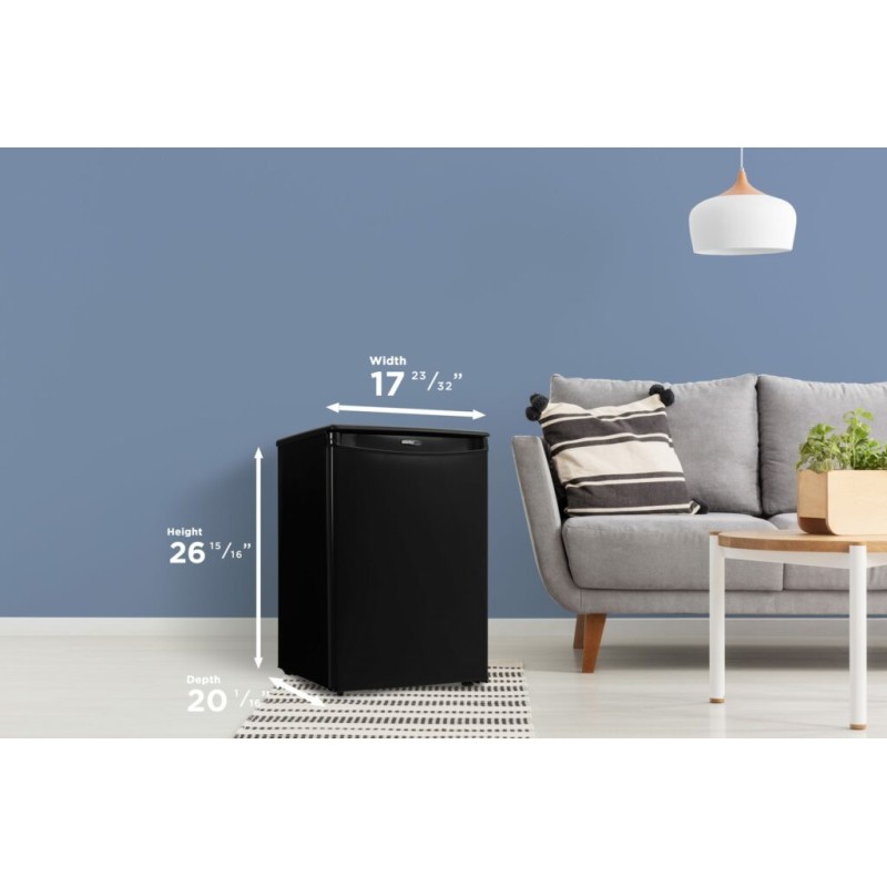 Danby 2.6 cu. ft. Compact Fridge in Black