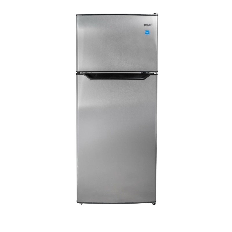 Danby 4.5 cu. ft. 2 Door Compact Fridge in Stainless Steel Danby 4.5 cu. ft. 2 Door Compact Fridge in Stainless Steel