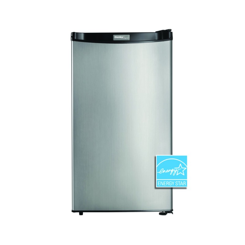 Danby Designer 3.2 cu. ft. Compact Fridge in Stainless Steel