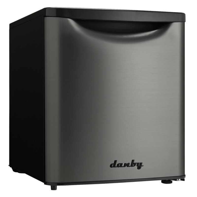 Danby 1.6 cu. ft. Compact Fridge in Black Stainless Steel