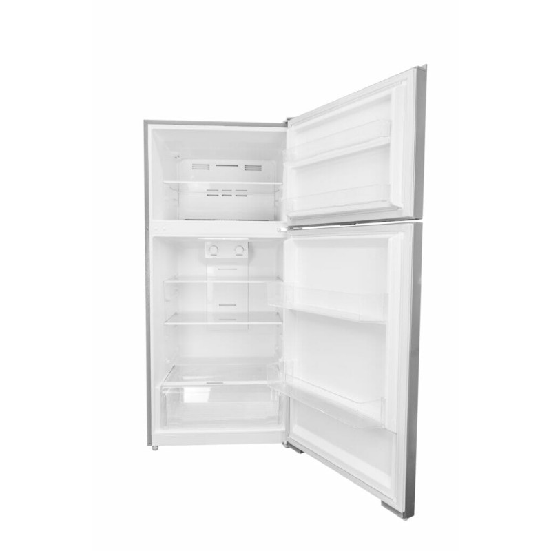 Danby 14.2 cu. ft. Apartment Size Fridge Top Mount in Stainless Steel