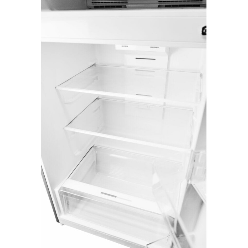 Danby 14.2 cu. ft. Apartment Size Fridge Top Mount in Stainless Steel
