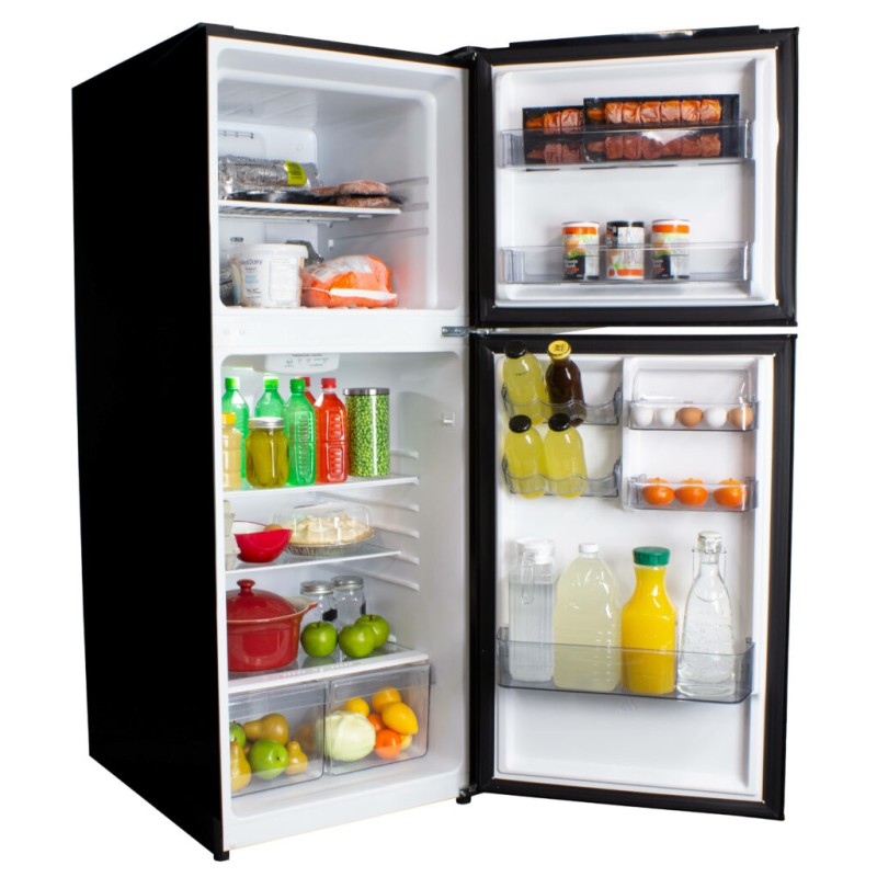 Danby 10.0 cu. ft. Apartment Size Fridge Top Mount in Black