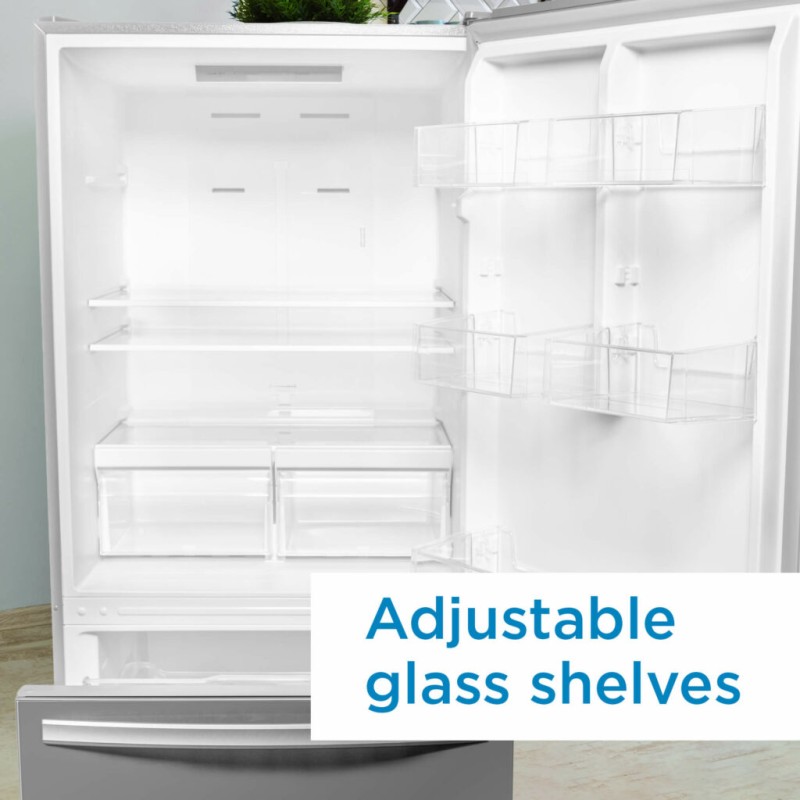 Danby Designer 18.7 cu. ft. Apartment Fridge Bottom Mount in Stainless Steel